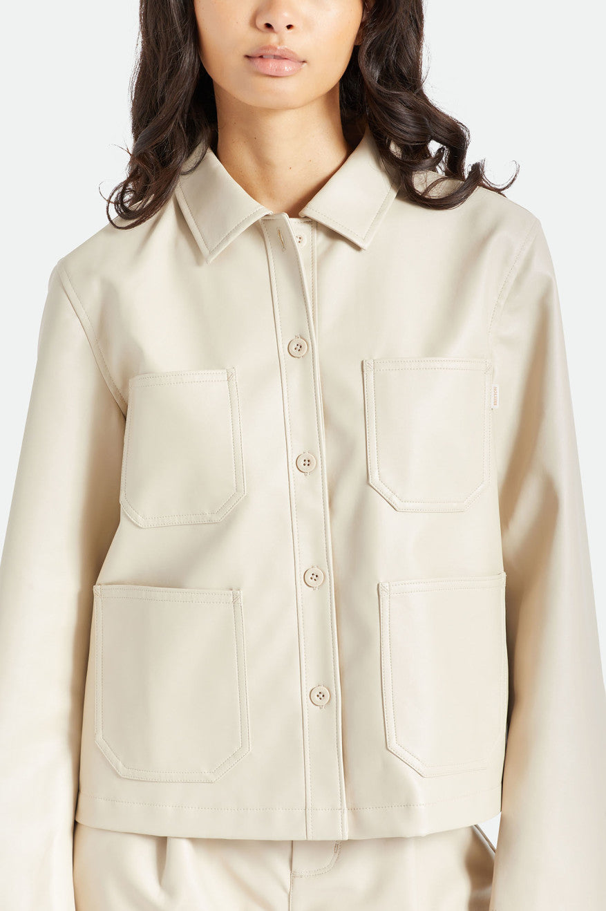 Survey Boxy Chore Coat - Beige - Image 7