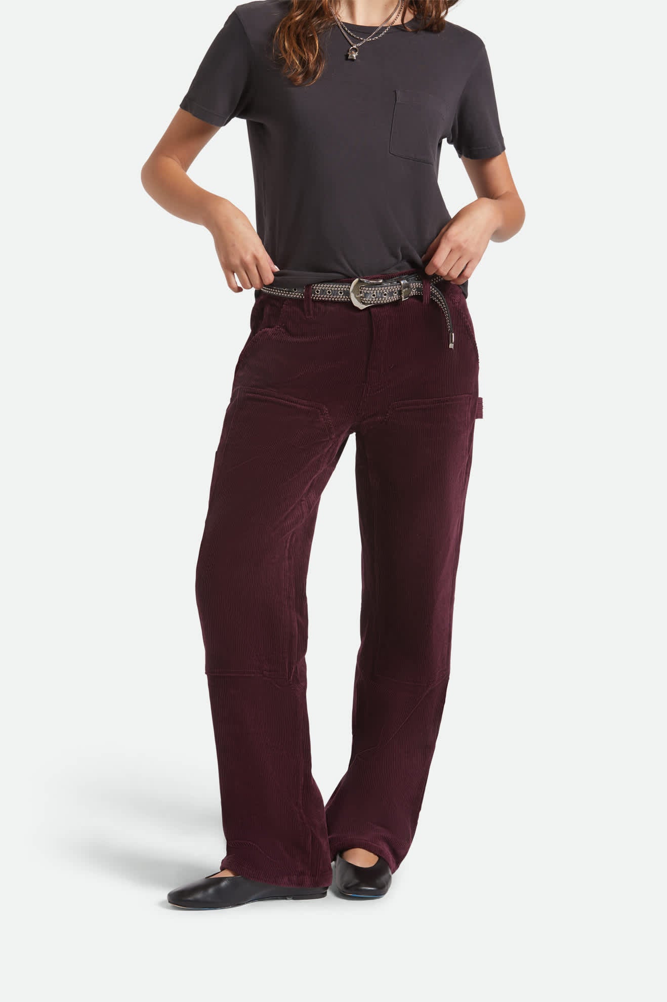 Essex Patched Painter Pant - Port - Image 6