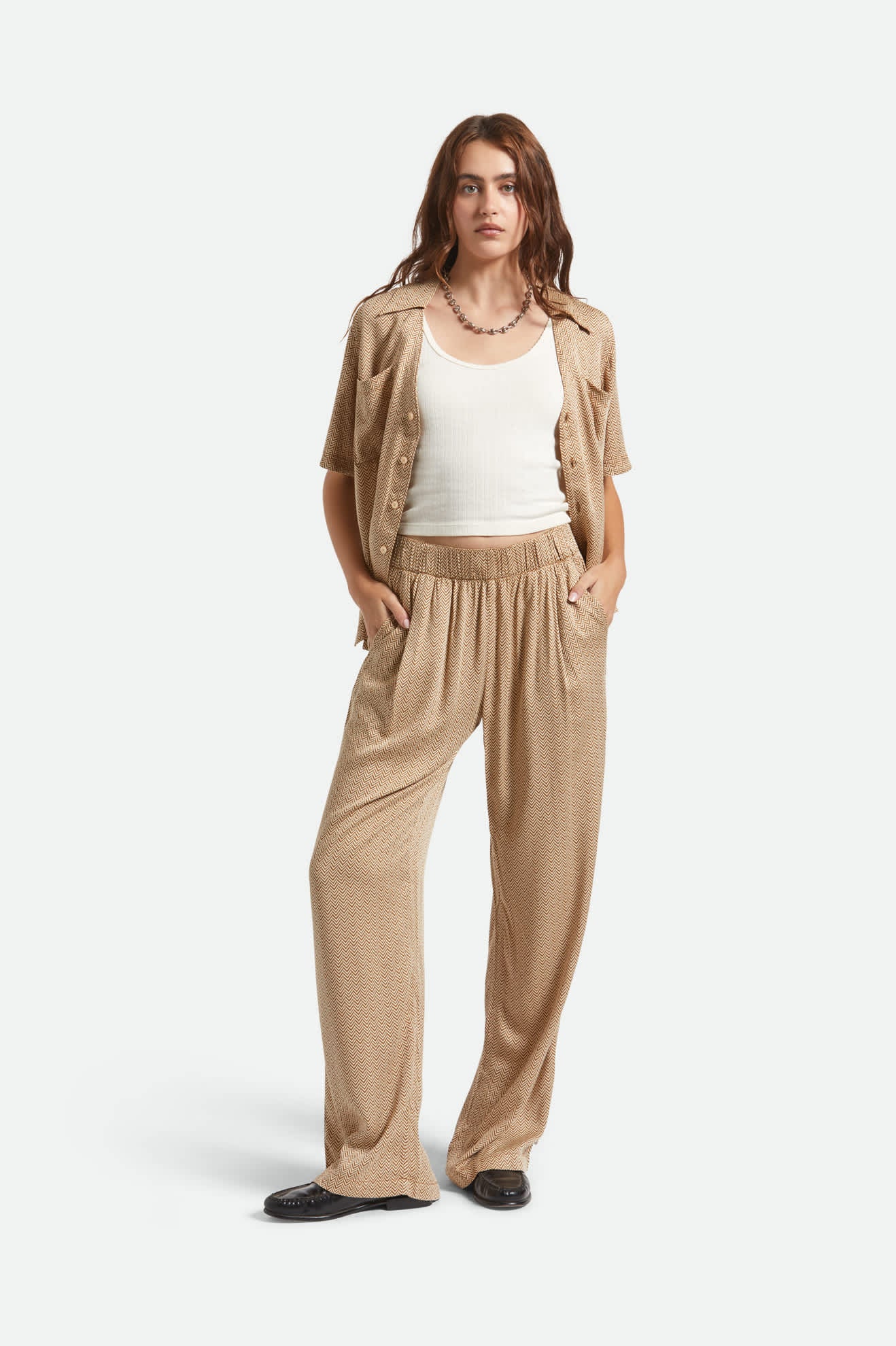 Hudson Lounge Pant - Washed Copper/Whitecap - Image 6